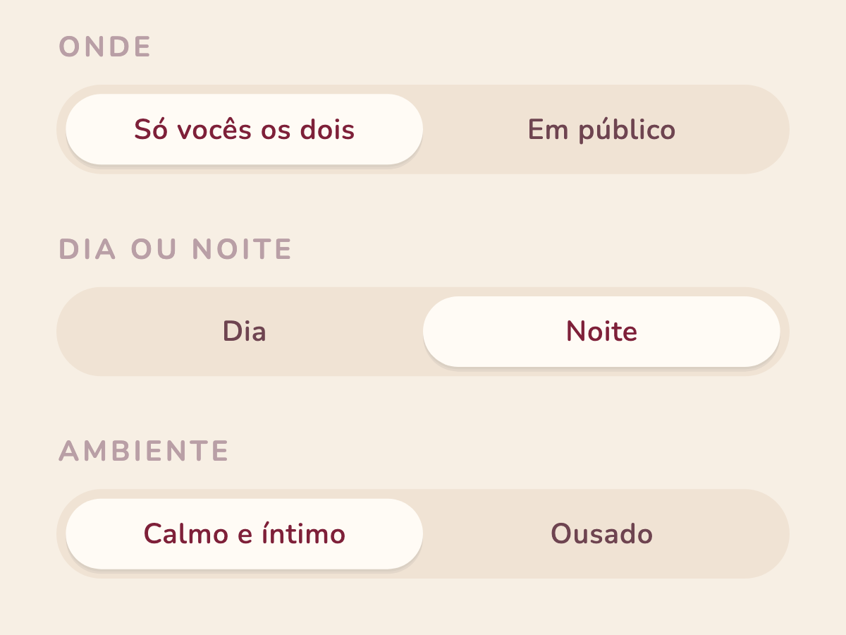Ecrã para planear um encontro na Spice My Date